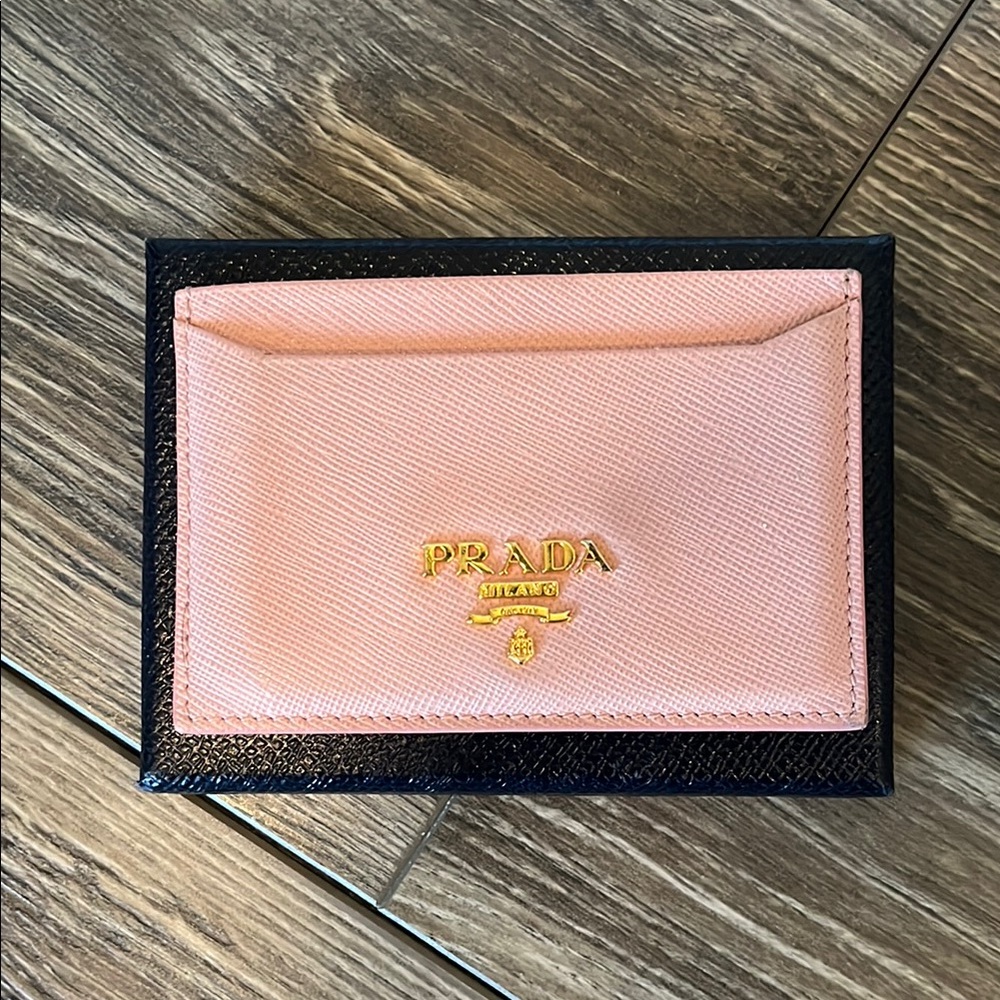 Authentic Pre Owned Prada Saffiano Cardholder (Price Firm)